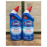 Clorox Toilet Bowl Cleaner, Bleach, 2-Pack