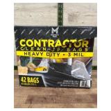 Heavy Duty Contractor Cleanup Bags, 42-Pack