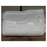 White Quilted Memory Foam Pillow