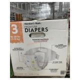 Size 3 Premium Diapers, 222 Count