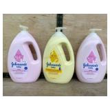 Three Johnson's Baby Lotions