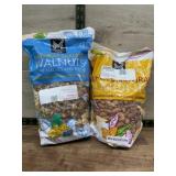 Natural Shelled Walnuts and Whole Almonds