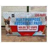 Multipurpose Absorbent Pads, 120 Count
