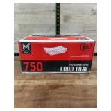750 Polycoated Paper Food Trays