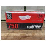 750 Polycoted Paper Food Trays