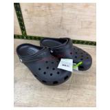 Black Classic Clogs with Adjustable Heel Strap
