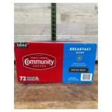 Community Coffee Breakfast Blend K-Cup Pods, 72 Ct