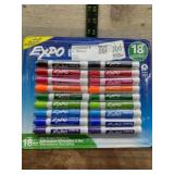Expo 18-Pack Assorted Dry Erase Markers