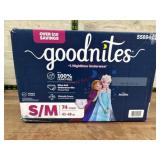 Goodnites Nighttime Underwear, S/M, 74 Count