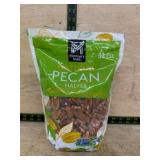 Natural Pecan Halves in Resealable Bag
