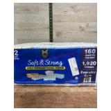 12-Box Pack of 2-Ply Premium Facial Tissues