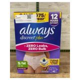Always Discreet Plus Maximum Protection Underwear