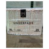 Pack of XL Disposable Underpads, 25 Count