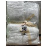 12-Piece White Towel Set