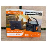 Portable Power Station with Solar Panel