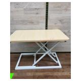Adjustable Folding Table with Metal Frame