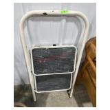 Folding step stool
