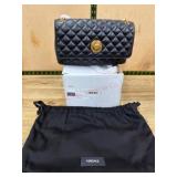 Versace Quilted Leather Shoulder Bag