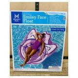 Inflatable Smiley Face Pool Float
