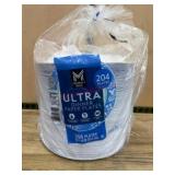 Pack of 204 Ultra Dinner Paper Plates