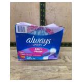 Always Daily Liners, Thin Regular, 240 Count