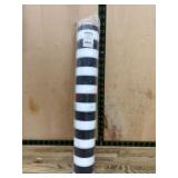 Black and White Striped Tablecloth Roll