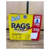 Scott Rags in a Box, 350 Count