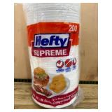 Hefty Supreme 10-Inch 3-Compartment Plates, 200 Co