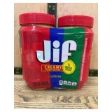 Twin Pack of Jif Creamy Peanut Butter, 40 oz Each
