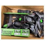 Retractable Ratchet Straps, Assorted Sizes