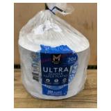 Pack of 204 White Dinner Paper Plates