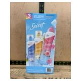 Secret Dry Spray Antiperspirant, 3-Pack