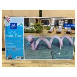 Giant Inflatable Snake Pool Float, 18 ft. Long