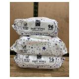 Three Packs of Fragrance-Free Baby Wipes