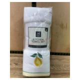 Kitchen Towel Set with Lemon Design