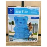 Inflatable Bear-Shaped Pool Float