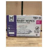 Fragrance-Free Baby Wipes, 12 Packs