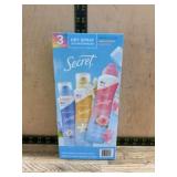 Secret Dry Spray Antiperspirant, 3-Pack