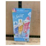 Secret Dry Spray Antiperspirant, 3-Pack