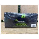 Wonderful Roasted & Salted Pistachios, 24-Pack
