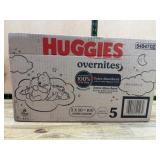 Huggies Overnites Size 5 Diapers, Box of 100