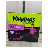 Ninjamas Nighttime Underwear, Size S/M, 44 Count