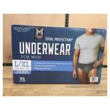 Disposable Underwear for Men, L/XL, 84 Count