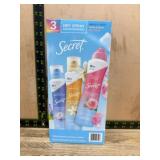 Secret Dry Spray Antiperspirant Variety Pack