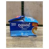 Equal Original Zero Calorie Sweetener, 1000 Packet