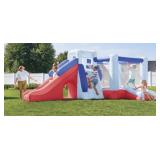 Inflatable Play Center with Slide and Bounce House