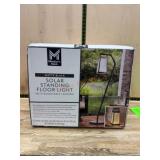 Solar Standing Floor Light With Lantern