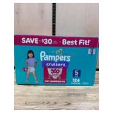 Pampers Cruisers Diapers, Size 5, 124 Count