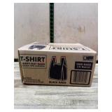 1,000 Black T-Shirt Carry-Out Bags