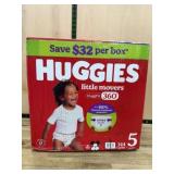 Huggies Little Movers Diapers, Size 5
